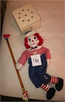 Raggedy Andy Doll and Miscellaneous