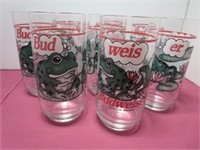 8 VTG Budweiser Frog on Lilly Pads Bud weis er