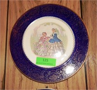 Imperial Salem China two ladies service plates