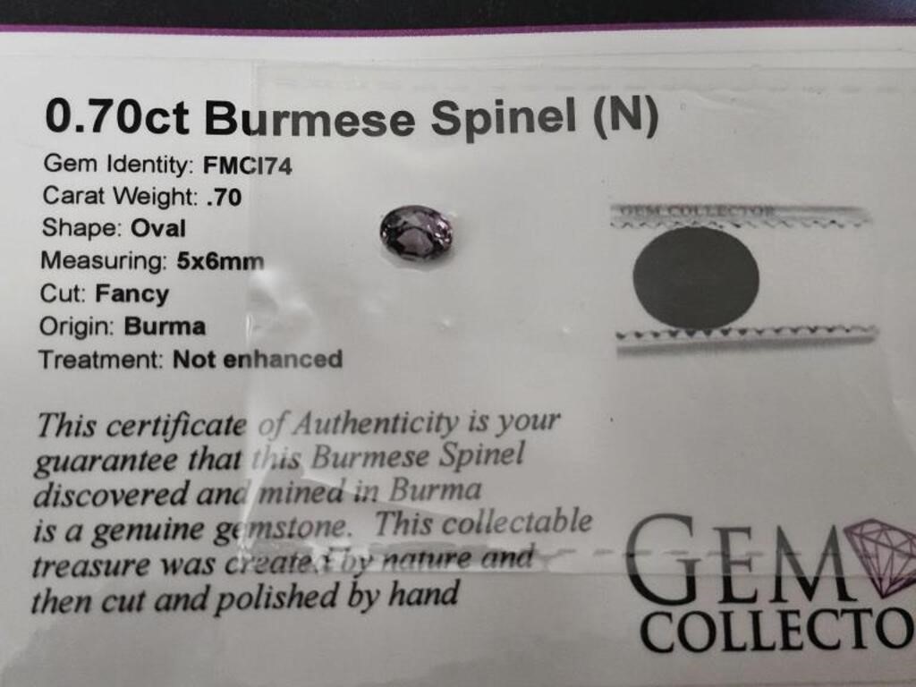 .70ct Burmese Spinel