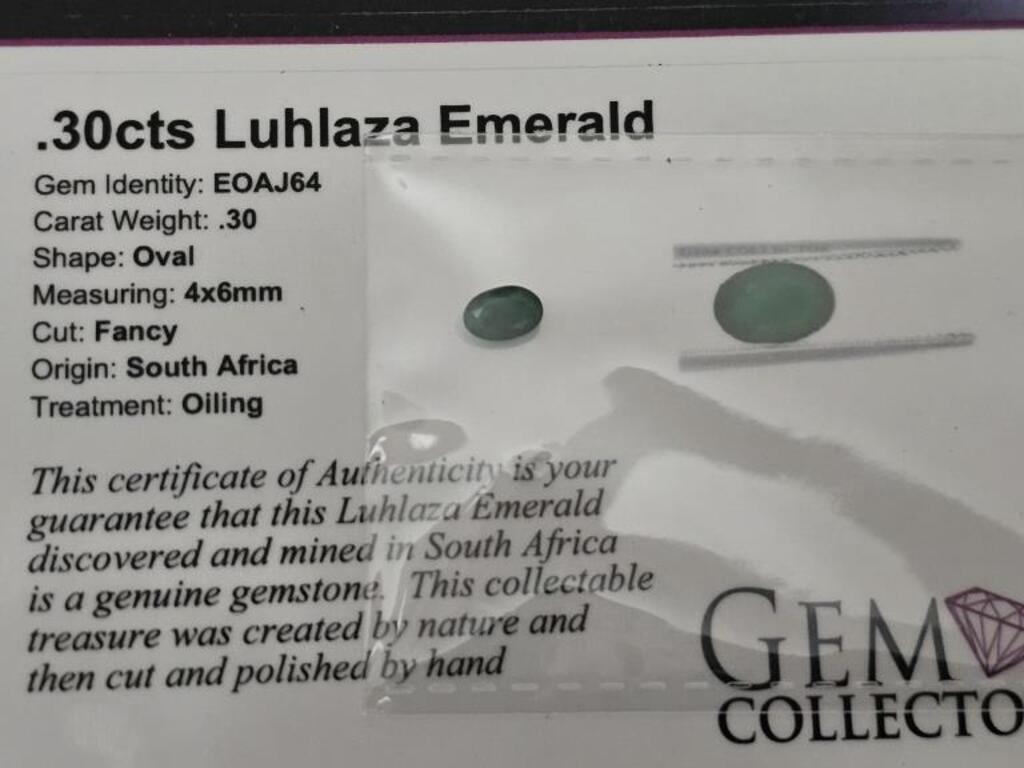 .30cts Luhlaza Emerald