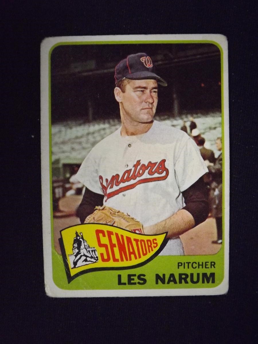 1965 TOPPS #86 LES NARUM SENATORS VINTAGE