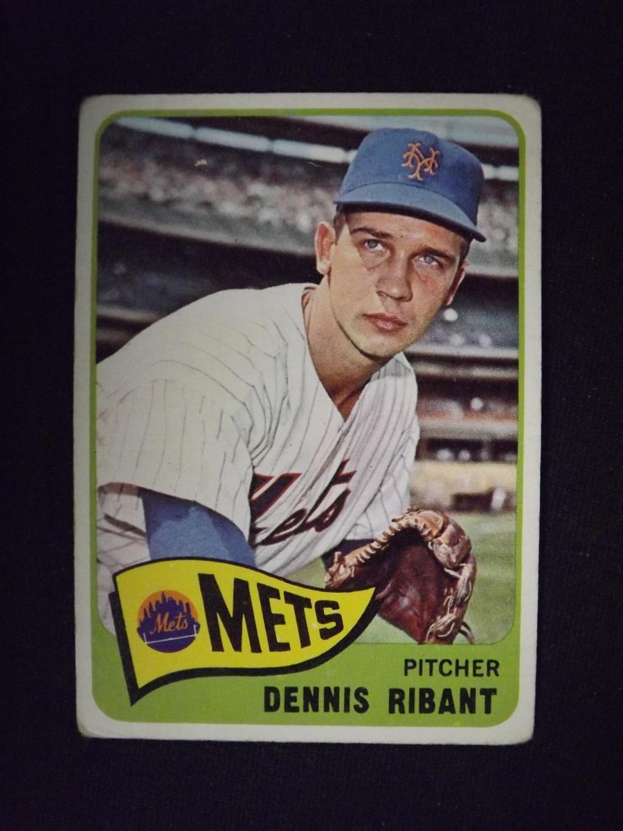 1965 TOPPS #73 DENNIS RIBANT NEW YORK METS