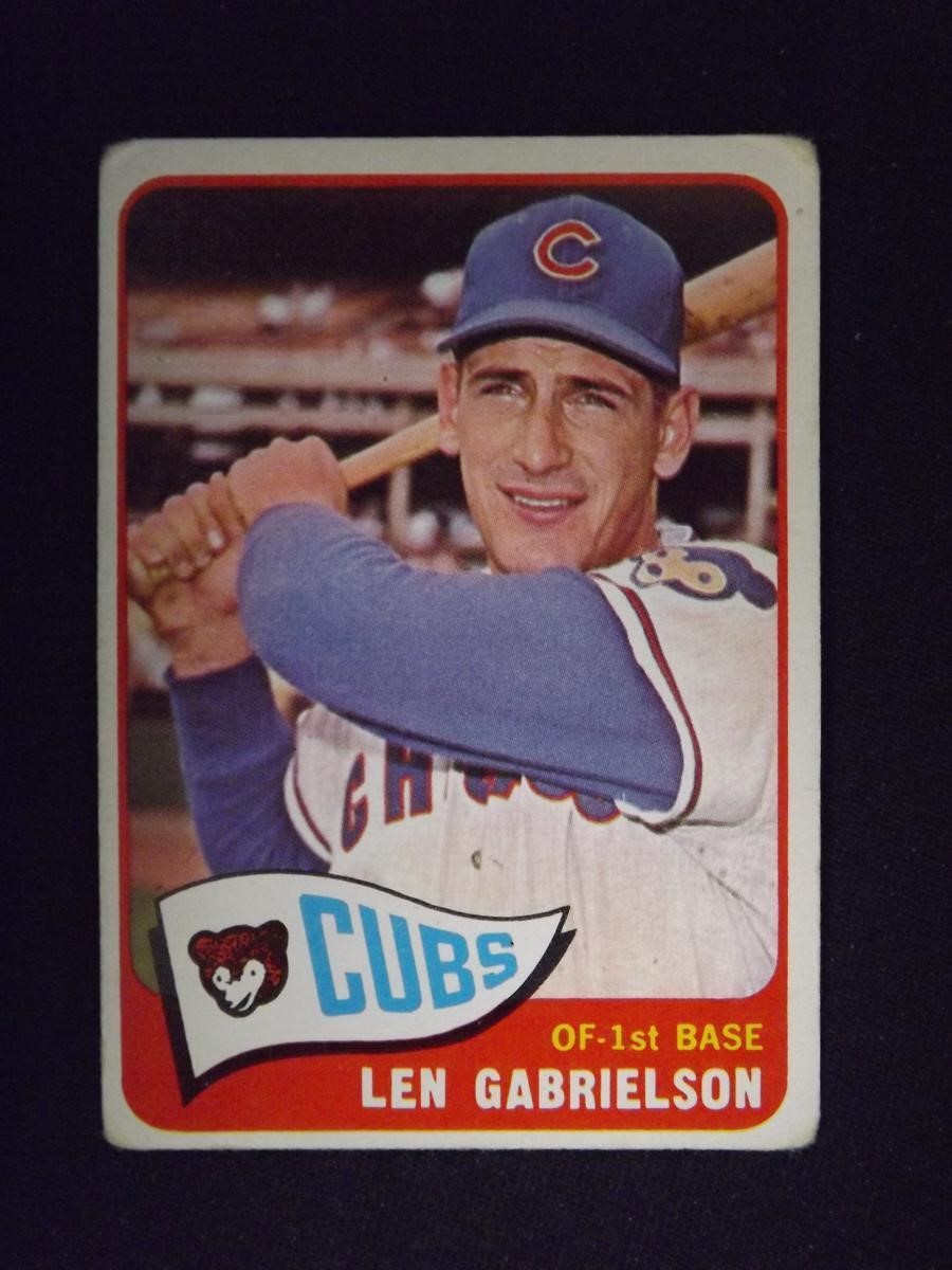 1965 TOPPS #14 LEN GABRIELSON CHICAGO CUBS