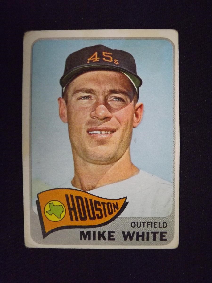 1965 TOPPS #31 MIKE WHITE HOUSTON 45'S