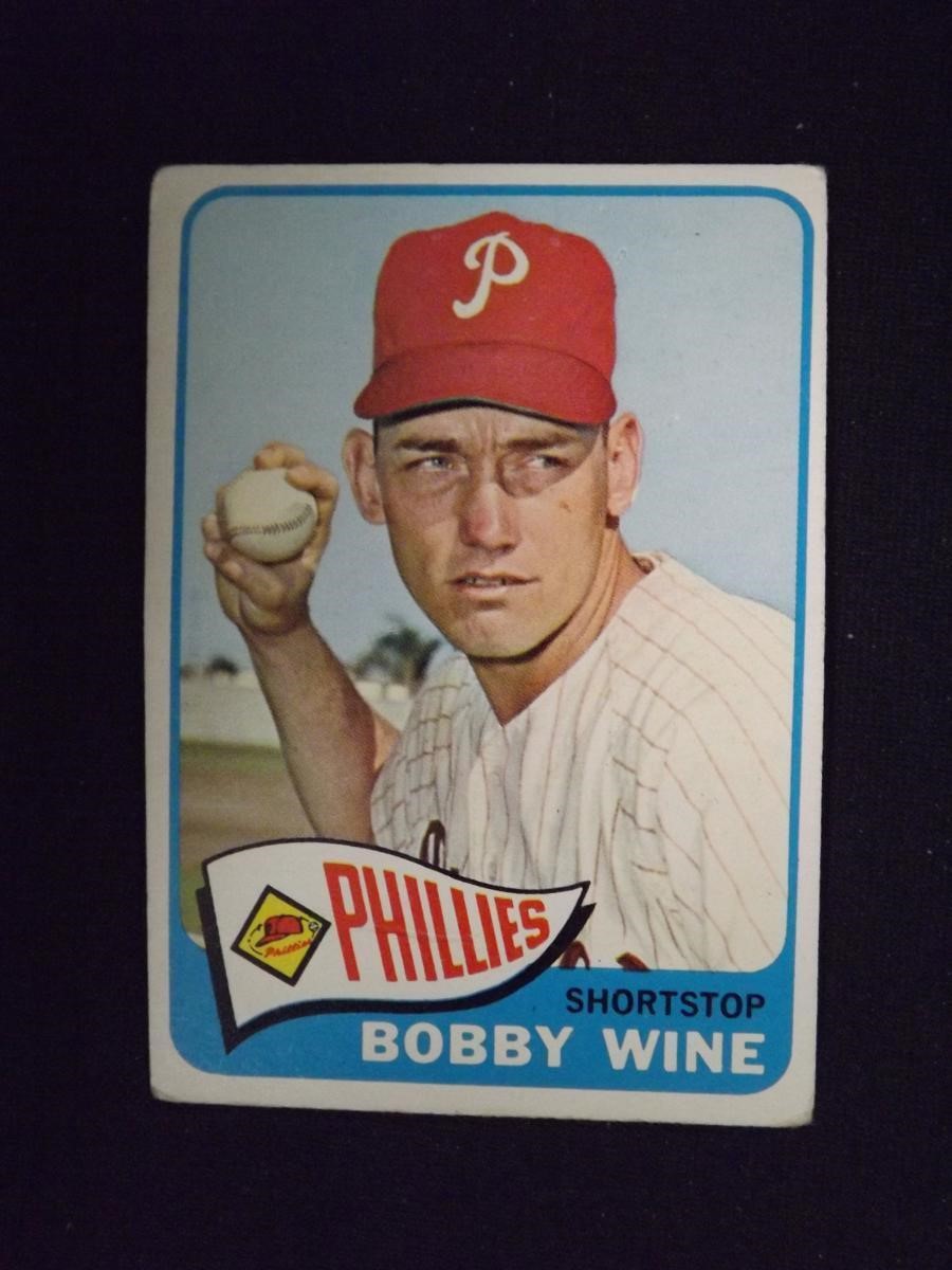 1965 TOPPS #36 BOBBY WINE PHILLIES VINTAGE