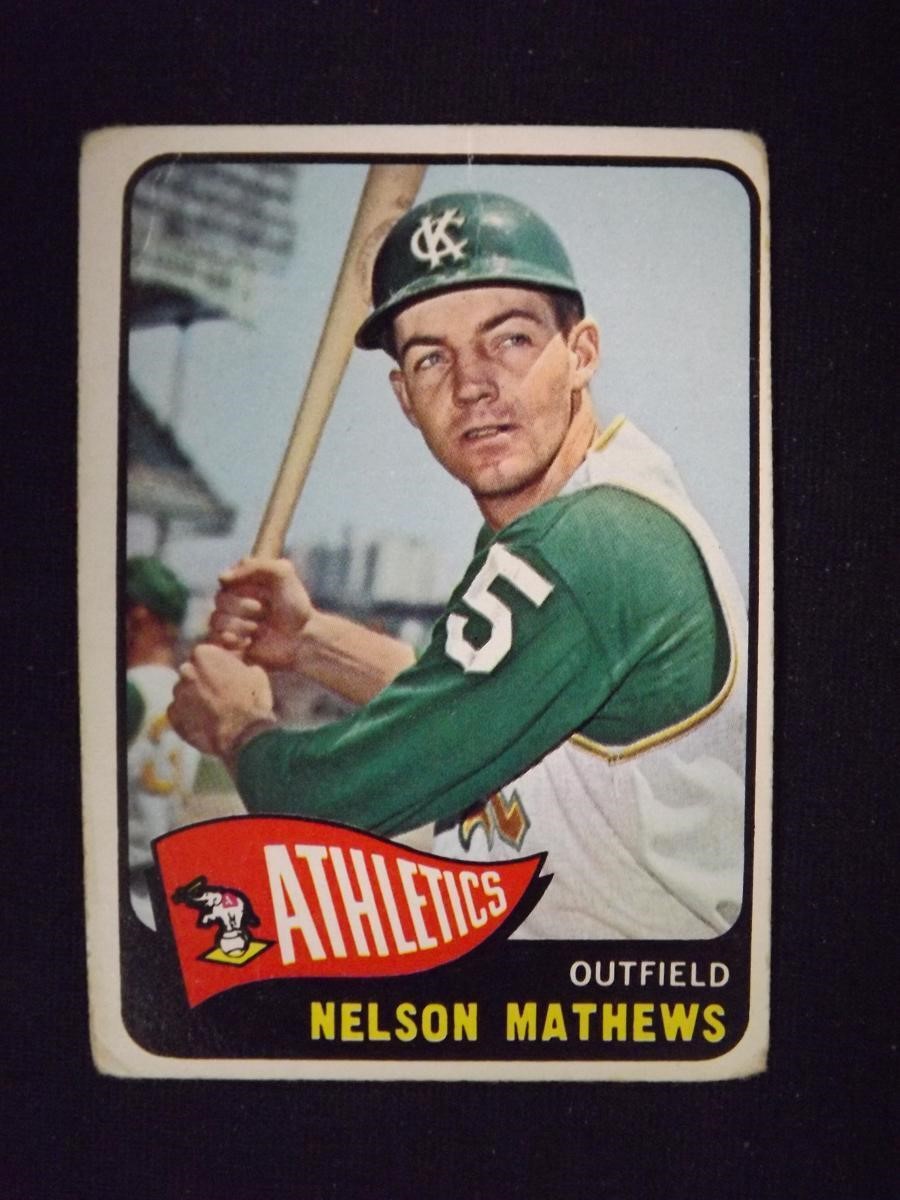 1965 TOPPS #87 NELSON MATHEWS ATHLETICS