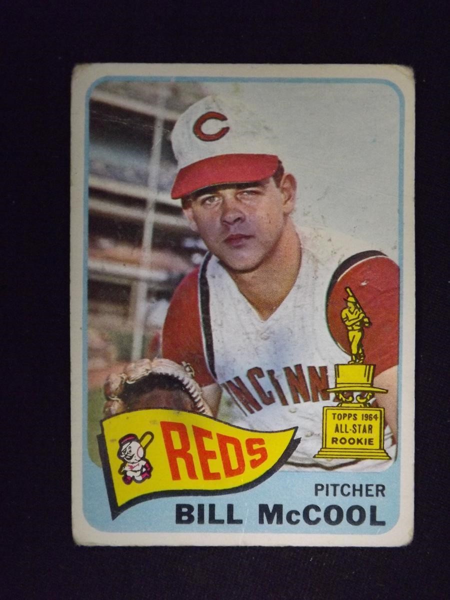 1965 TOPPS #18 BILL MCCOOL CINCINNATI REDS