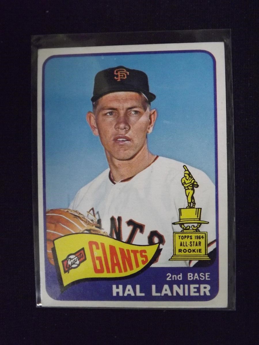 1965 TOPPS #118 HAL LANIER SAN FRANCISCO GIANTS