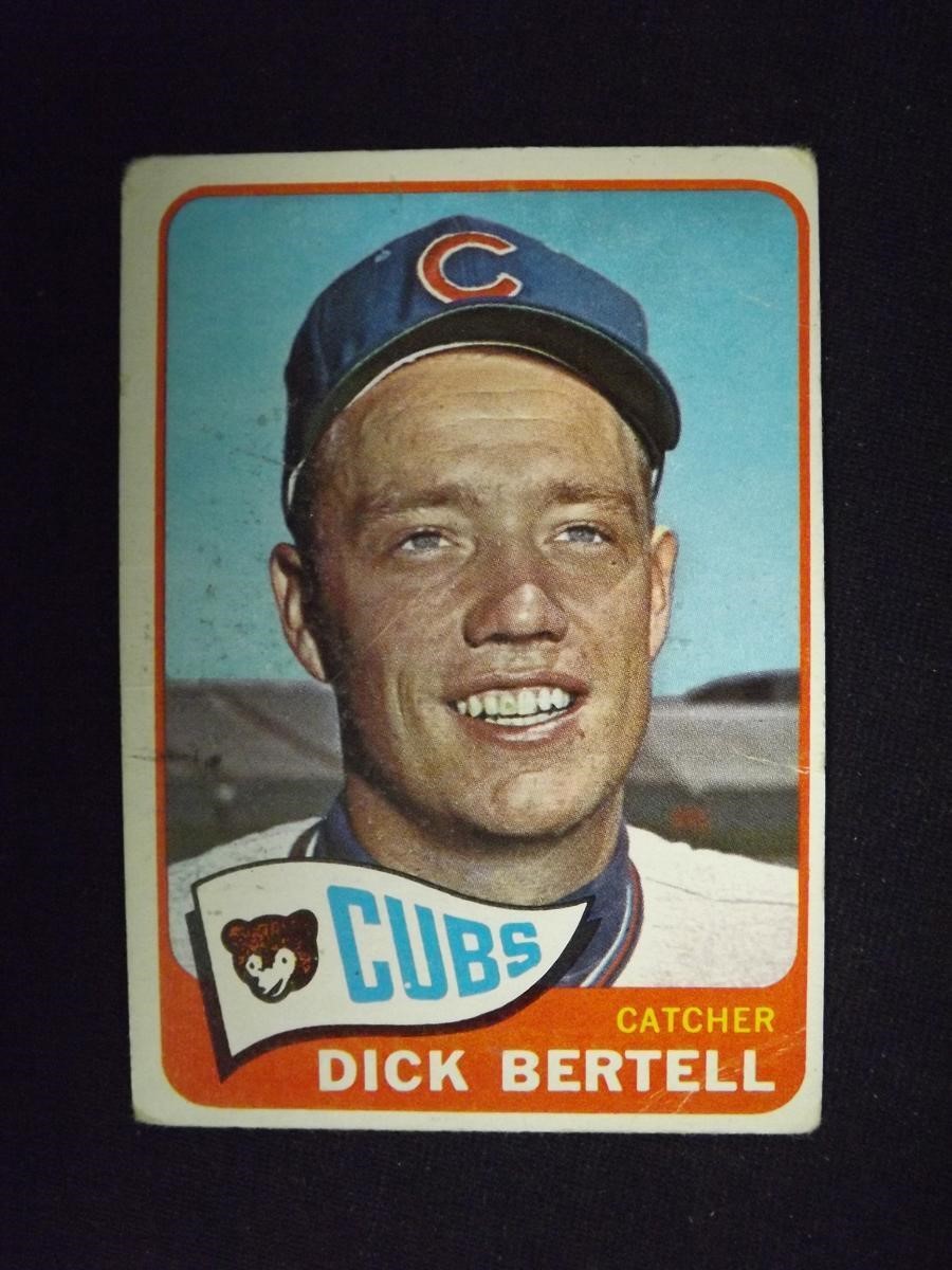 1965 TOPPS #27 DICK BERTELL CHICAGO CUBS