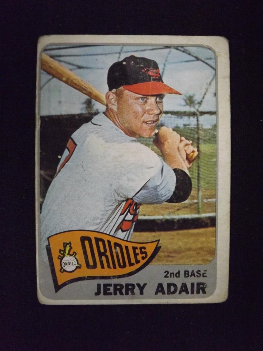 1965 TOPPS #231 JERRY ADAIR BALTIMORE ORIOLES