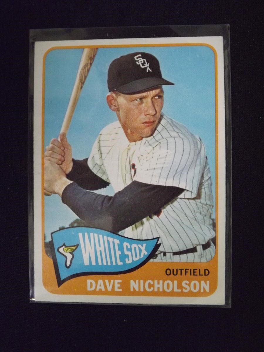 1965 TOPPS #183 DAVE NICHOLSON WHITE SOX