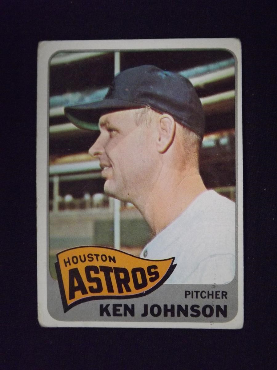 1965 TOPPS #359 KEN JOHNSON HOUSTON 45'S