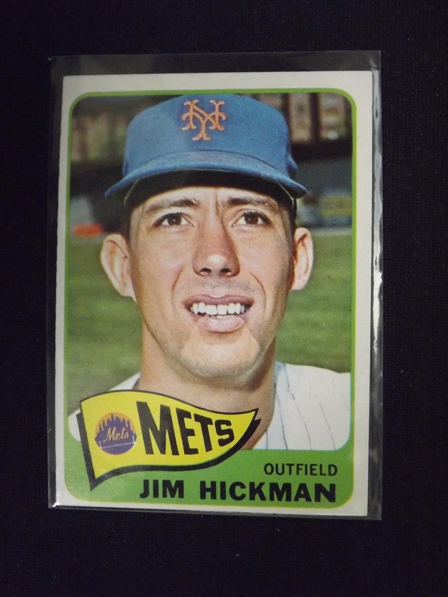 1965 TOPPS #114 JIM HICKMAN NEW YORK METS