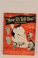 Signed Bob Hope Now I'll Tell One 1951