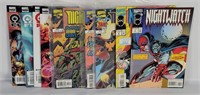 9 Comics - Nightwatch, Nighthawk, Omega Flight