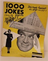 Bob Hope signed 1,000 Jokes Magazine 1951
