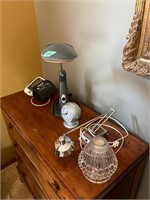 Table Lamps; Clock; Blood Pressure Monitor
