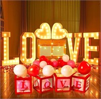 Giant Wedding Marquee Love LED Letters with 4ft