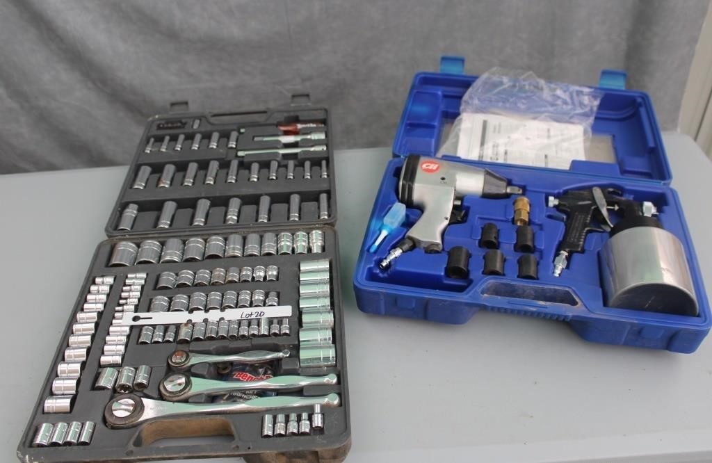 Benchtop socket set; CH air impact set