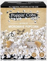 10-Pk Poppin' Cobs Microwave Popcorn