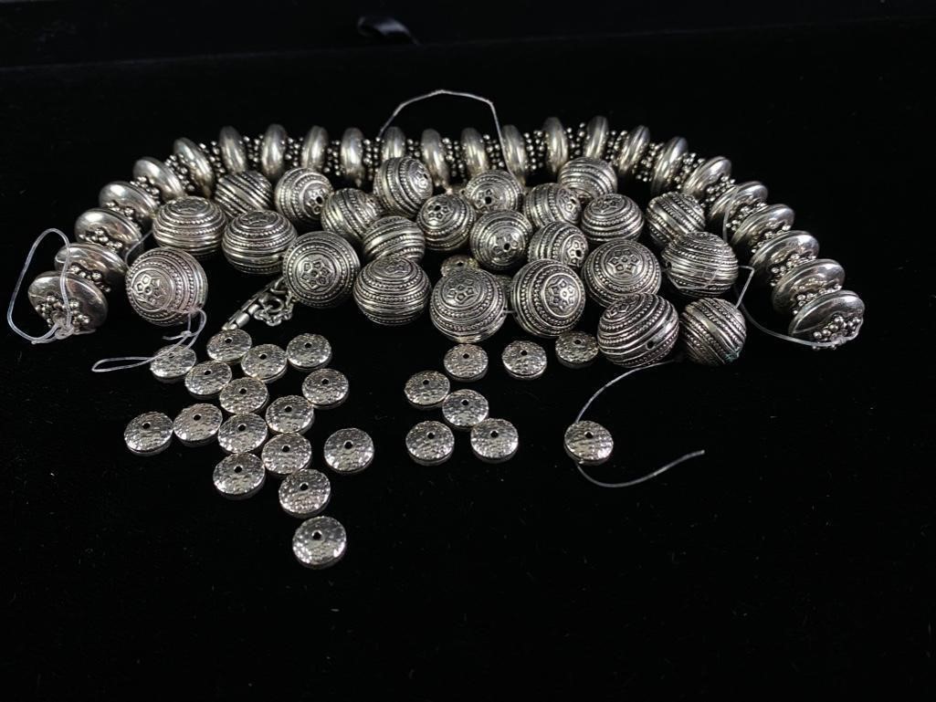.925 Silver Jewelry Findings - Mixed Beads