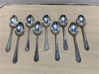 Set of 9 Sterling Spoons