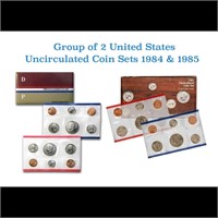1984 & 1985 United States Mint Set in Original Gov