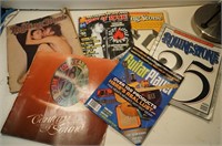 6 VINTAGE ROCK 'N' ROLL MUSIC MAGAZINE BACK ISSUES