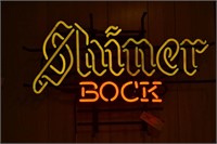 16" x 25"  Shiner Bock Beer Neon Sign Works
