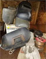 Welding Gear incl Helmets, Gloves, etc