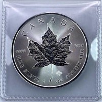 1oz 999 Silver 2021 Canada Maple Leaf