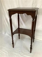 Antique end table 28 1/2” tall