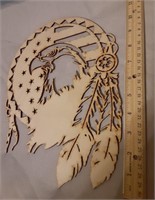 New Laser Engraved Liberty Eagle Decor