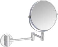 Wall-Mounted Vanity Mirror - 1X/5X Magnification