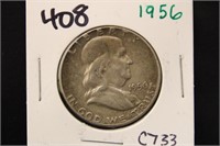 1956 FRANKLIN HALF DOLLAR COIN
