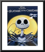 The Nightmare Before Christmas Tim Burton signed p