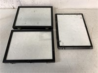 lot of 3 Display Cases