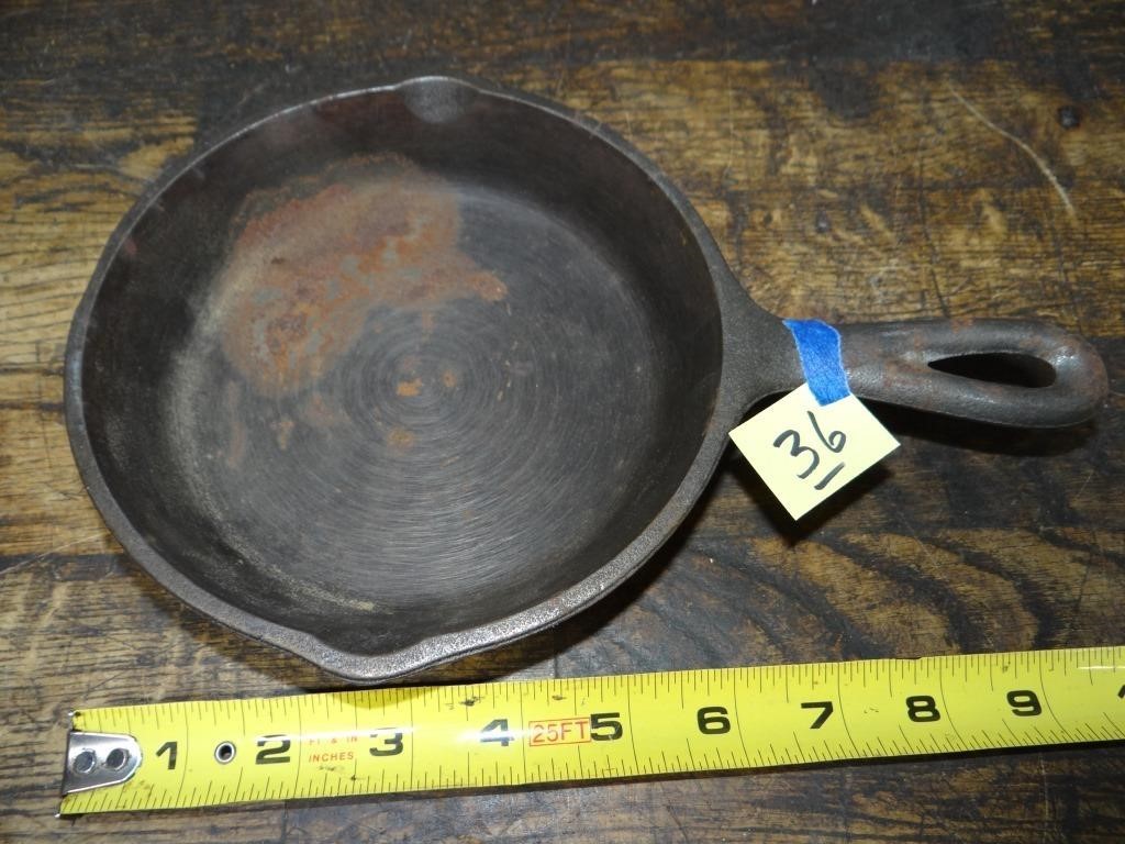 No. 3 Cast Iron Skillet Marked 3 SK H2