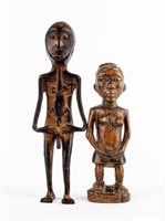 Lot of 2 Vintage African Tribal Figures