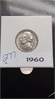 BU 1960 Jefferson Nickel