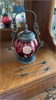 Antique Glass Pickle Caster