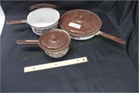 Enameled Pots And Pan