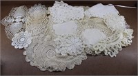 Large Collection of Vintage Doilies