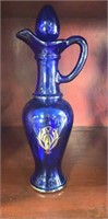 Cobalt decanter