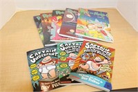 SELECTION OF CAPTAIN UNDERPANTS & RICK/MORTY BOOKS