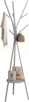 HOMEFORT Coat Rack Hat Stand  Grey