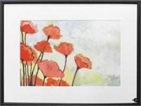 Framed Print of Poppies
