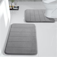 Memory Foam Bath Mat Set, 2