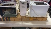 Toasters, Food Warmer, & Can Opener